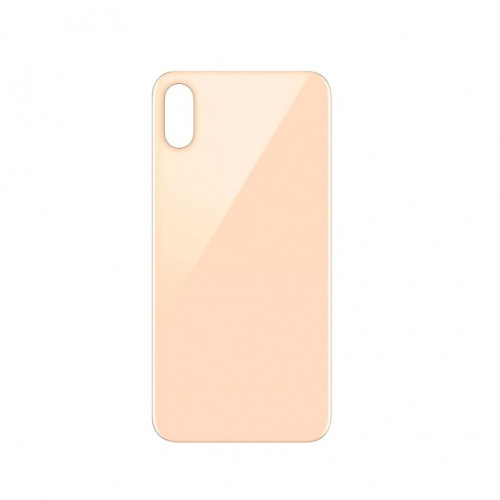 Задняя крышка для iPhone XS Gold с большим вырезом камеры