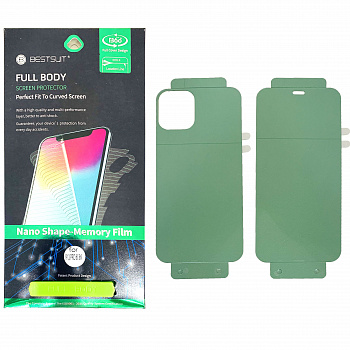 Пленка Защитная 3 в 1 360% Bestsuit для Apple iPhone 12/ 12 Pro (6.1) глянцевая