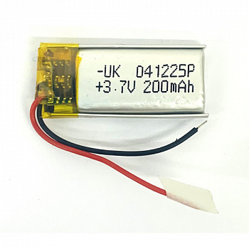 Аккумулятор (АКБ) 041225P 140 mAh (12 мм на 25 мм)