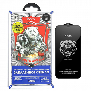 Защитное стекло для Apple iPhone 12/ 12 Pro (A777) Hoco Bear Shield full screen HD (32)