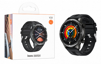 Смарт часы Hoco Y31 Smart sports watch (call version) (Black) (50)