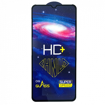 Защитное стекло для Realme 6i Black техпакет HD+ (от 10шт цена 29р)