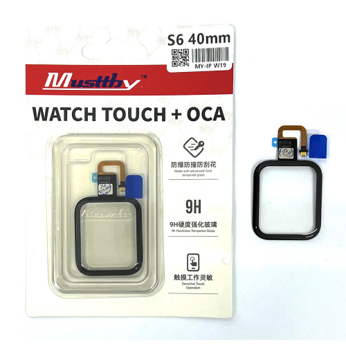 Touchscreen + OCA для Apple Watch S6 40mm Black (Musttby)