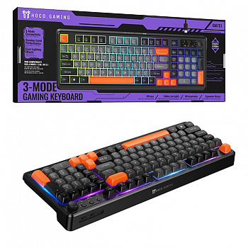 Клавиатура Hoco GM751 Elegante 3-mode gaming keyboard(Cyrillic version) (Black) (20)