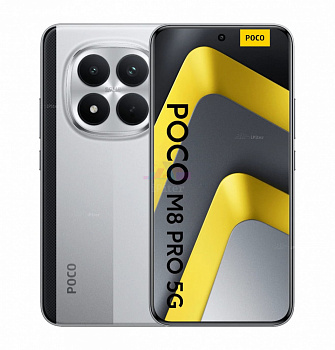 Xiaomi  POCO M8 Pro 5G 12/512GB Silver EU