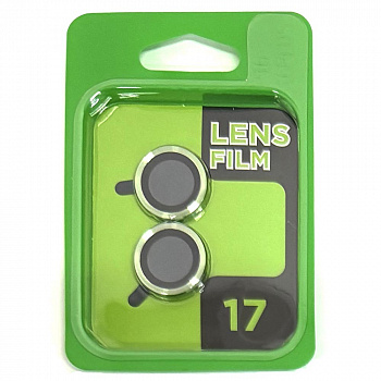 Защитное стекло на камеру для Apple iPhone 17 Lens Film (Green)