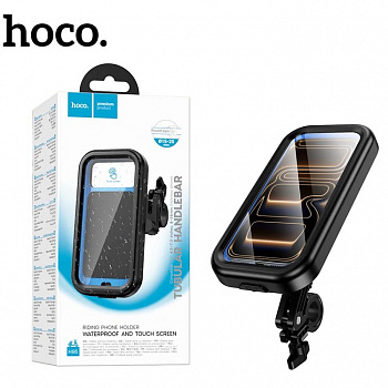Автомобильный держатель Hoco H95 Bendito waterproof riding holder (Black)