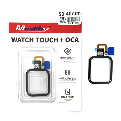 Touchscreen + OCA для Apple Watch S6 40mm Black (Musttby)