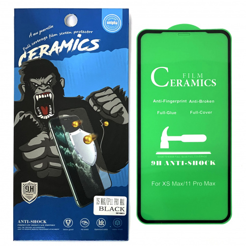 Защитное стекло для iPhone XS MAX/ 11 Pro MAX (6.5) Ceramics