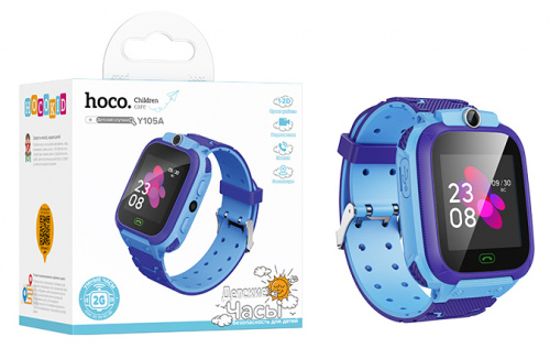 Детские смарт-часы Hoco Y105A children phone-watch Blue (50)