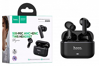 Наушники Hoco EQ35 Rhyme true wireless ANC+ENC six microphones noise reduction (Black) (14)