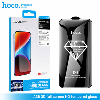 Защитное стекло для iPhone 15 Pro Max (A36) Hoco