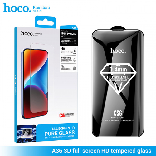 Защитное стекло для iPhone 15 Pro Max (A36) Hoco