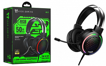 Наушники Hoco W117 Battle gaming headphones (Black) (24)