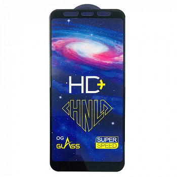 Защитное стекло для Samsung J8 (J810 2018) Black HD+ (от 10шт цена 29р)