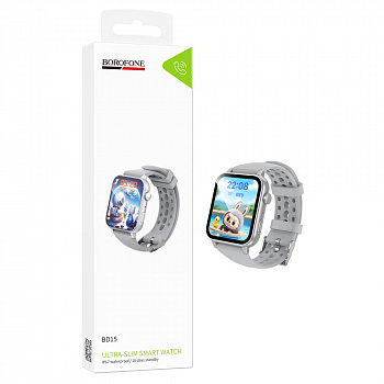 Смарт часы Borofone BD15 Smart watch (call version) Silver (50)