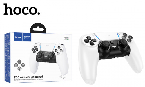 Джойстик Hoco GA32 Dragon PS5 wireless gamepad (White)