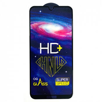 Защитное стекло для Honor 8S/ Y5 (2019) Black HD+ (от 10шт цена 29р)