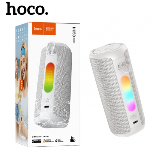 Bluetooth колонка Hoco HC50 Advantage BT speaker (White Snow) 