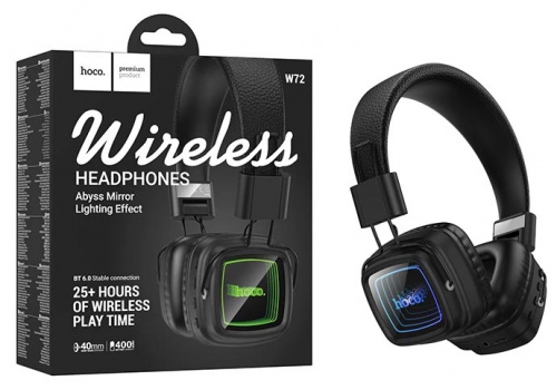 Наушники Hoco W72  Earl abyss mirror BT headphones (Black) (30)