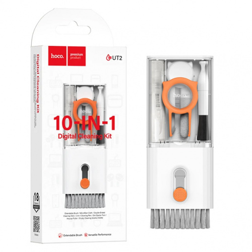 Средство для очистки устройств Hoco UT2  Multifunctional cleaning set (White) (21)