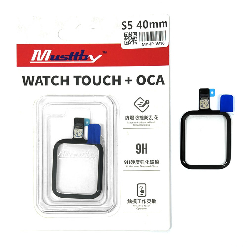 Touchscreen + OCA для Apple Watch S5 40mm Black (Musttby)