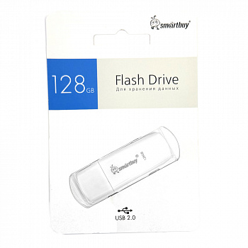 Флеш - накопитель USB 128Gb Smart Buy Scout белый