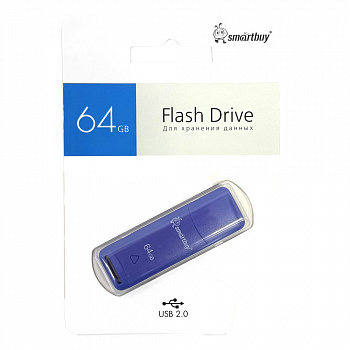 Флеш - накопитель USB 64Gb SmartBuy Easy синий