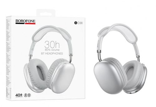 Наушники Borofone BO36 Tone BT headphones (Silver) (40)
