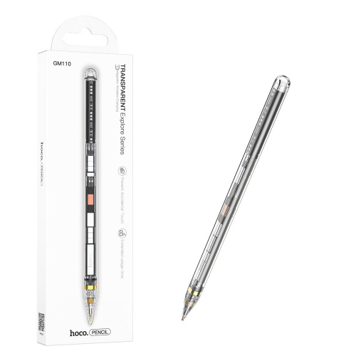Стилус для iPad Hoco GM110 Transparent Explore Series active pad dedicated (Transparent)
