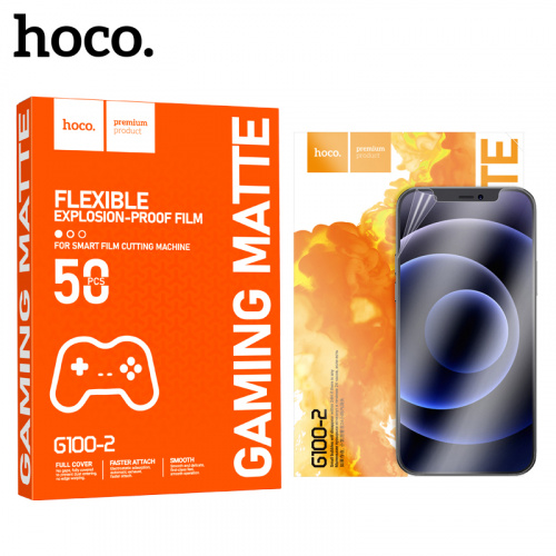 Плёнка гидрогелевая Hoco G100-2 frosted film (1PCS) матовая 