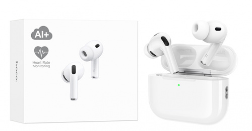 Наушники Hoco EW98 ANC Intelligent AI translation+heart rate monitoring headset(App) (White) (20)