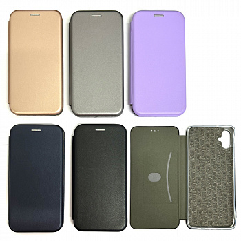 Сумка футляр - книга для Samsung A05 (A055 2024) в ассортименте тех.пакет (от 3х шт цена 40р)