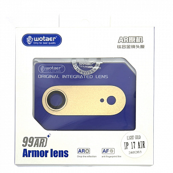 Защитный блок на камеру для iPhone 17 Air Wotaer (Light Gold)