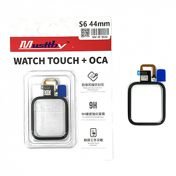 Touchscreen + OCA для Apple Watch S6 44mm Black (Musttby)