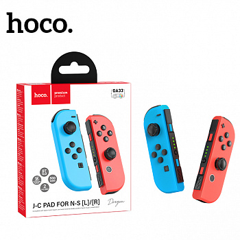 Джойстик Hoco GA33 Dragon wireless game controller Switch 1st gen joy-con (Red Blue)