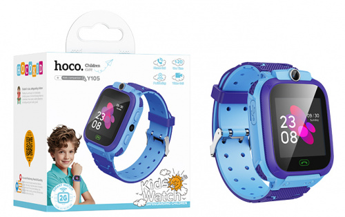 Детские смарт-часы Hoco Y105 children phone-watch Blue (50)